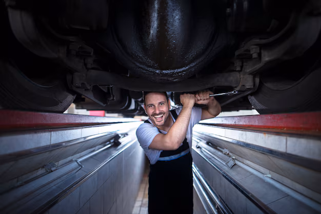 portrait-smiling-vehicle-mechanic-holding-wrench-working-truck-vehicle-repair-shop